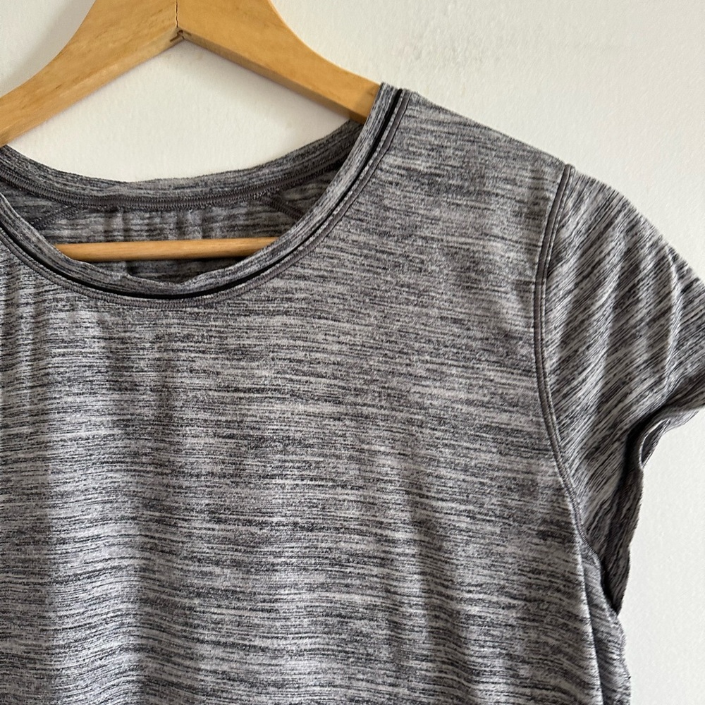 Lululemon Athletica Gray Spaced Out Space Dye Another Mile Short Sleeve Tee - Picture 8 of 10
